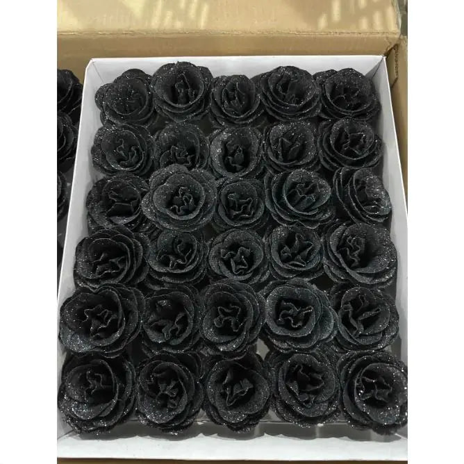 Artificial Glittering Flower Rose Bouquet